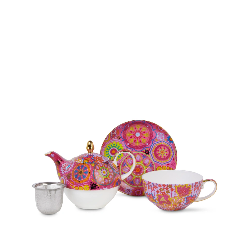 Boxed Discoco Tea For One Pink